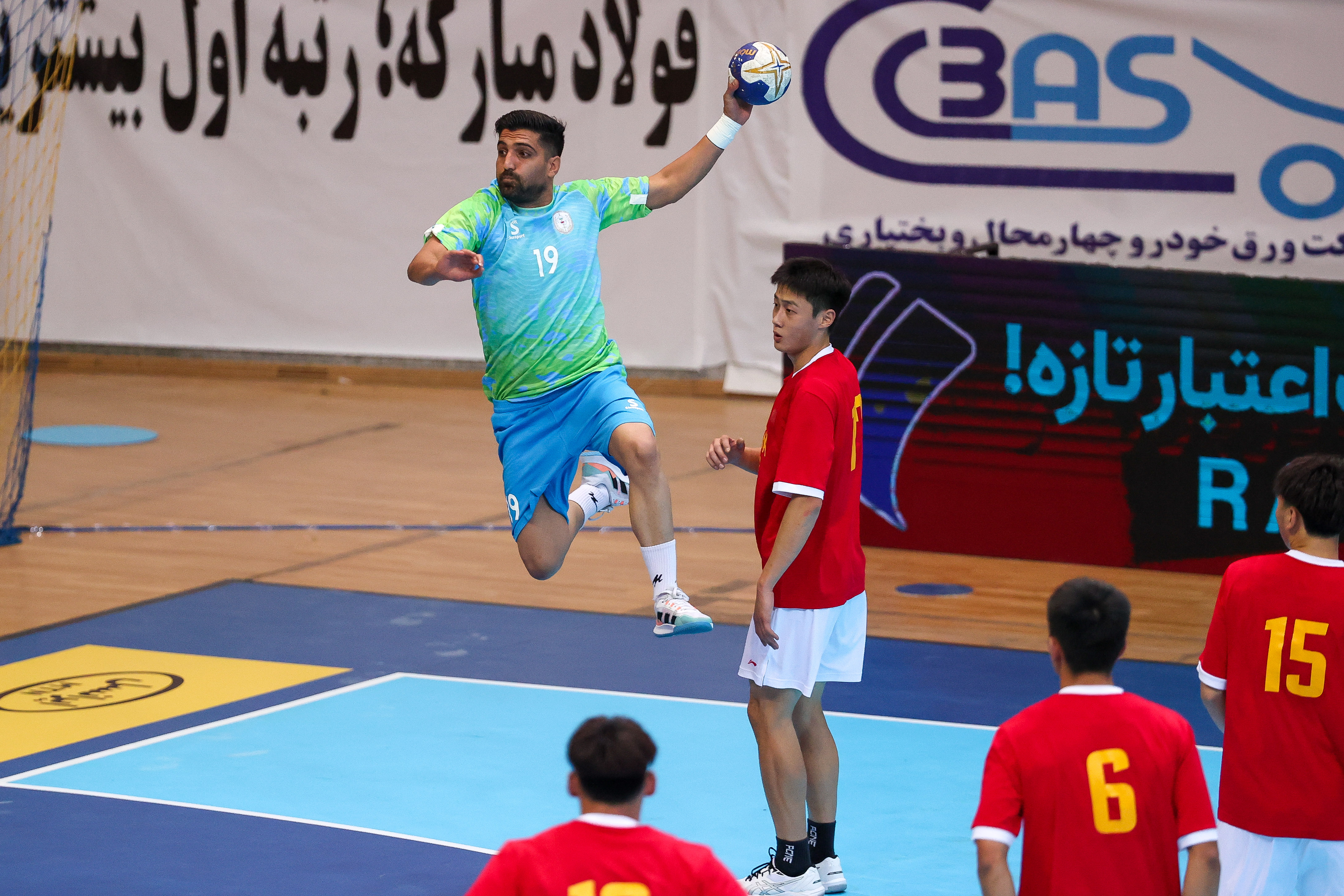 جام باشگاه‌های هندبال آسیا ۲۰۲۳ - اصفهان؛ نزاجا شهید شاملی کازرون ۳۹ - جونیور چین ۳۲/ عکس