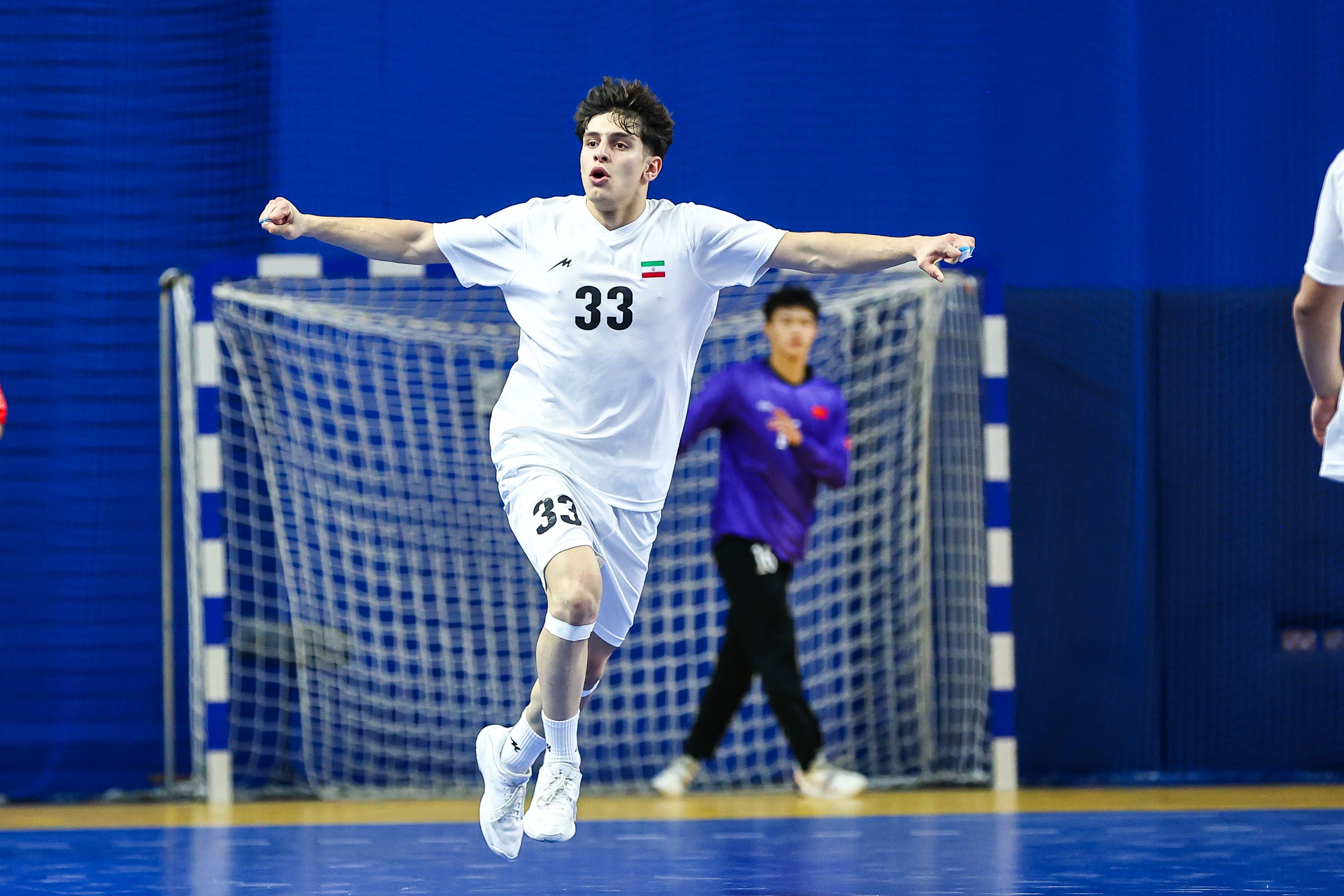 سومین دوره بازی‌های آسیایی جوانان 2025 - بحرین؛ تیم ملی هندبال جوانان پسر ایران 20 - چین 17/ عکس