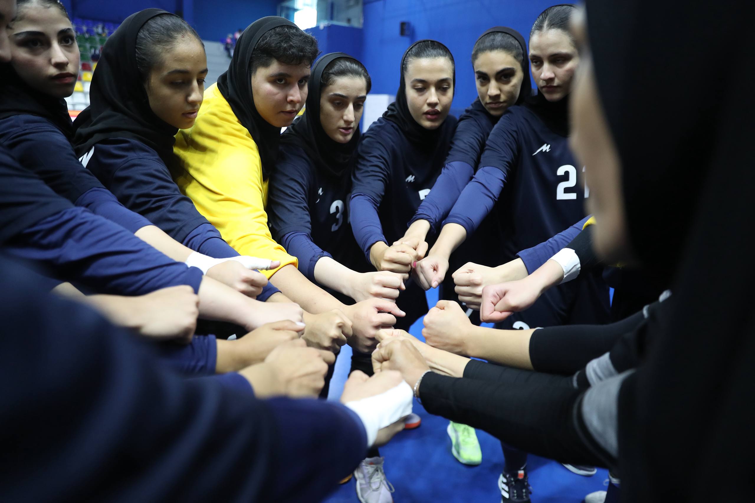 سومین دوره بازی‌های آسیایی جوانان 2025 - بحرین؛ تیم ملی هندبال جوانان دختر ایران ۲۷ - قزاقستان ۲۳/ عکس