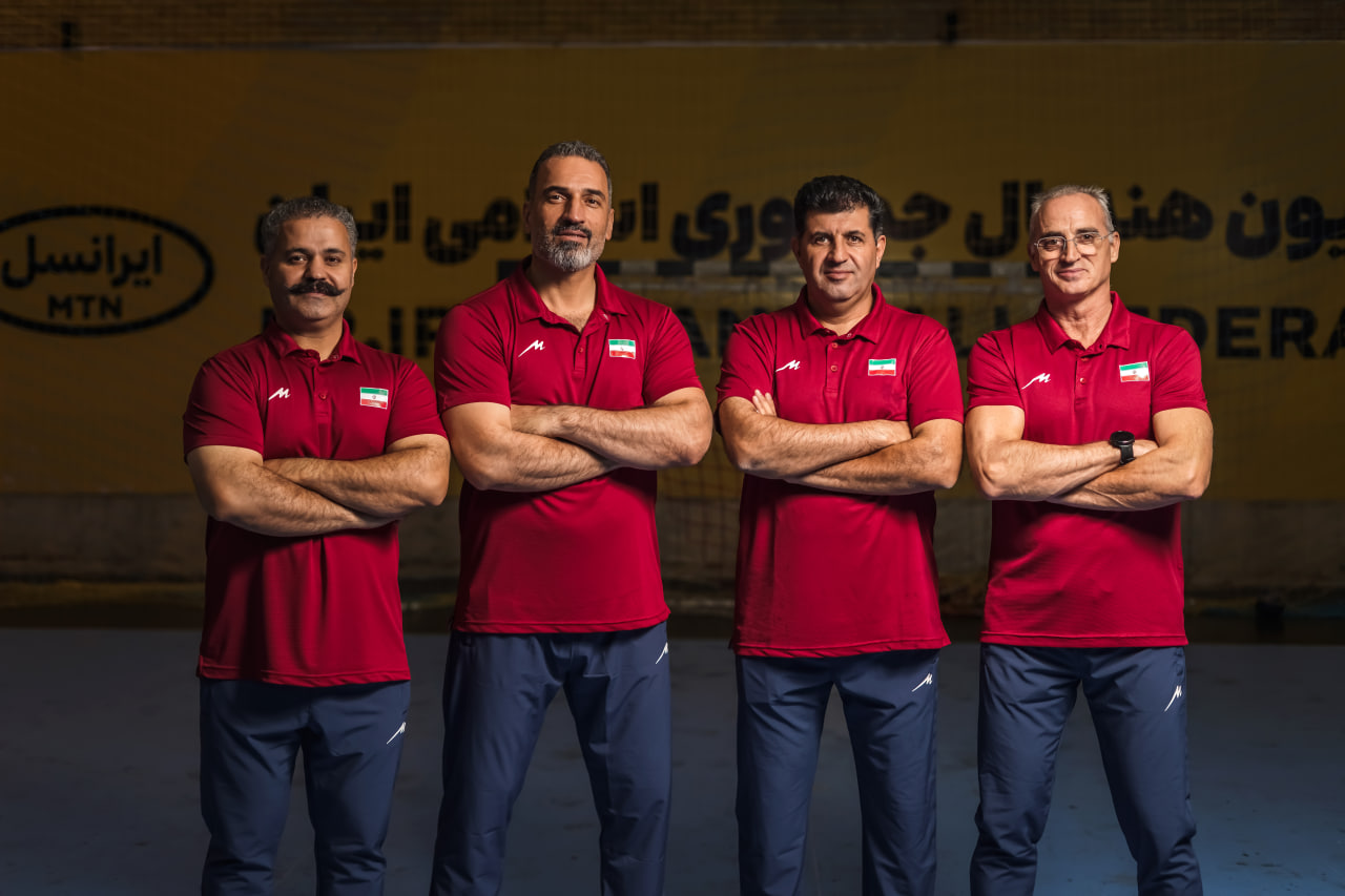 بازیکنان و کادرفنی تیم ملی هندبال مردان ایران در ششمین دوره بازی‌های همبستگی کشورهای اسلامی/ عکس