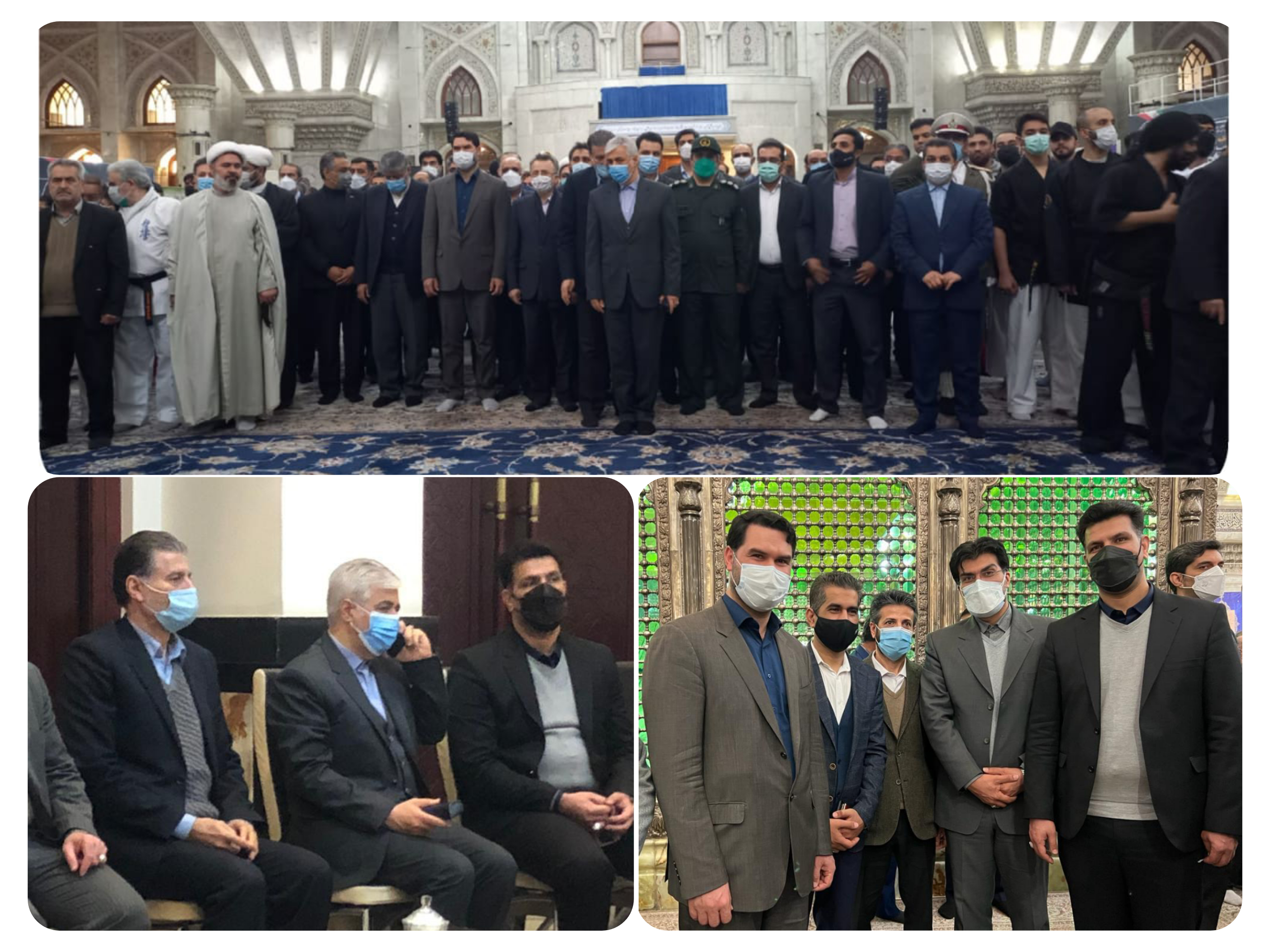 مراسم تجدید میثاق با آرمان‌های بنیانگذار انقلاب با حضور رئیس فدراسیون هندبال