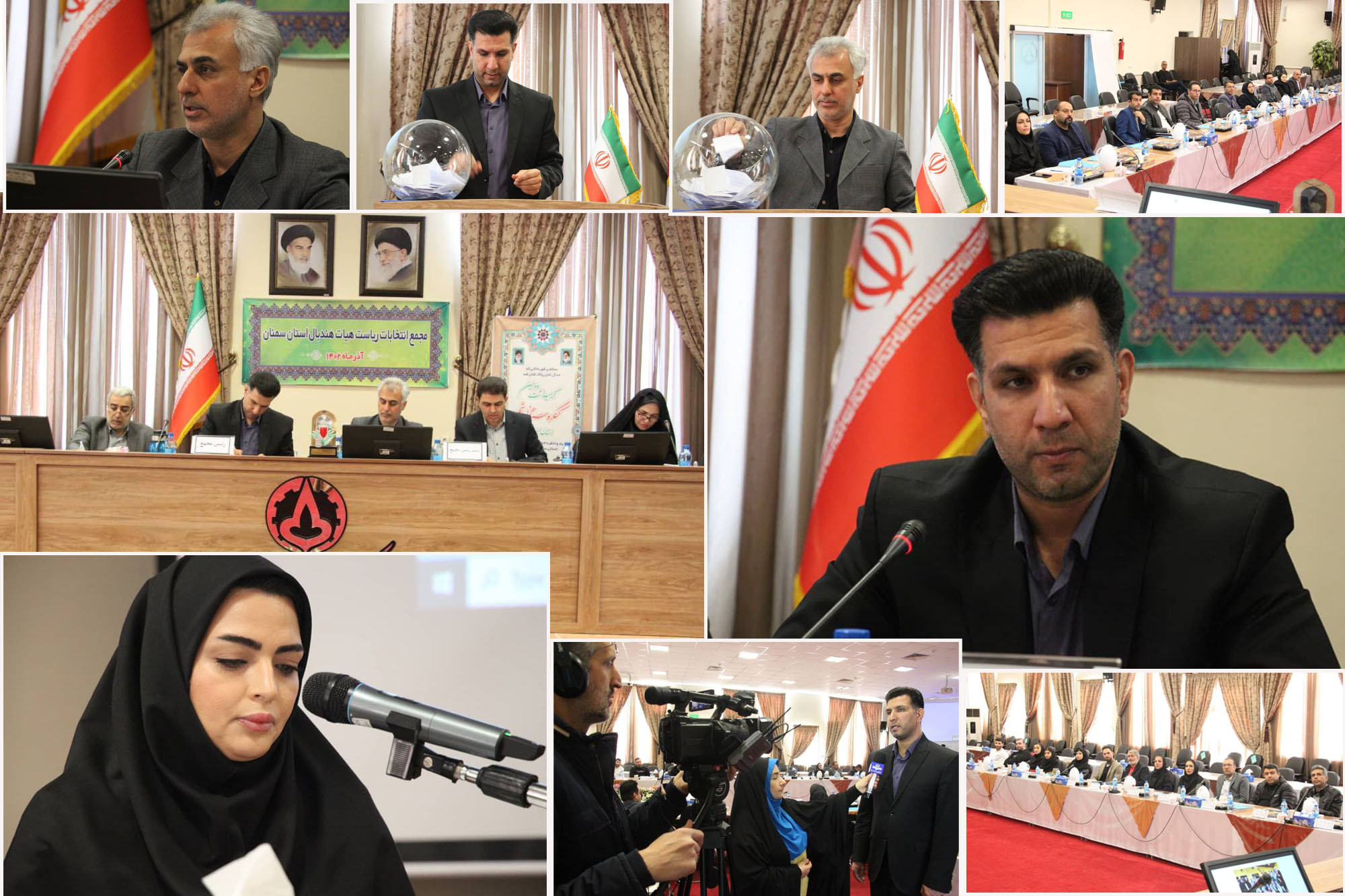 برگزاری انتخابات هیات هندبال استان سمنان و ریاست مجدد رضاییان برای 4 سال دیگر