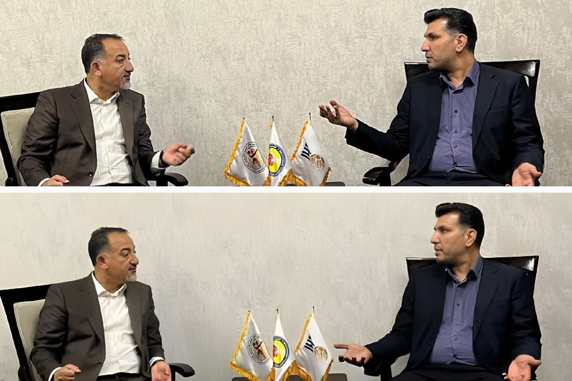 دیدار سرپرست ادارهکل ورزش و جوانان استان کهیگیلویه و بویراحمد با رئیس فدراسیون هندبال